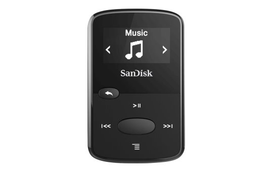 SanDisk Clip Jam - MP3 player - 8 GB - OLED - USB 2.0 - FM radio - Black 