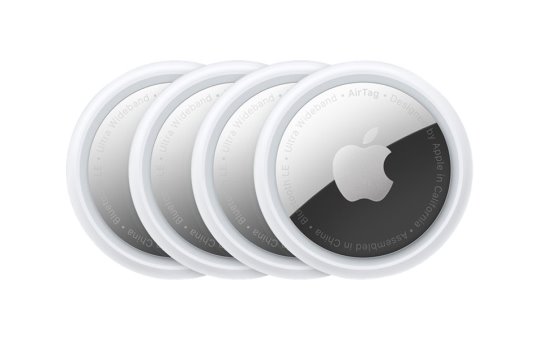 Apple AirTag - Anti-Verlust Bluetooth-Tag für Handy, Tablet (Packung mit 4) 