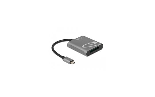 Delock 91741 - XQD - Black - Grey - 5000 Mbit/s - Aluminium - USB 3.2 Gen 1 (3.1 Gen 1) Type-C - 57 mm 