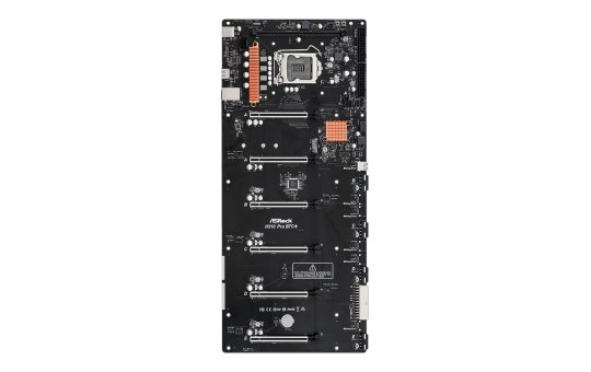 ASRock H510 Pro BTC+ - Motherboard - LGA1200-Sockel - H510 Chipsatz - USB 3.2 Gen 1 - Gigabit LAN - Onboard-Grafik (CPU erforderlich) 