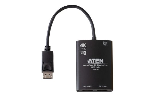 ATEN VS92DP - Video-Verteiler - 2 x DisplayPort 