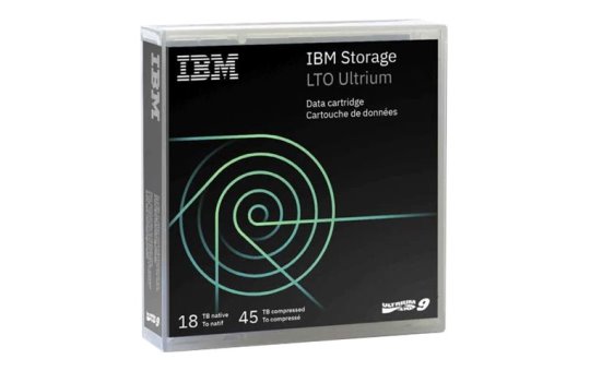 IBM LTO Ultrium 9 - 18 TB / 45 TB - ohne Etikett 