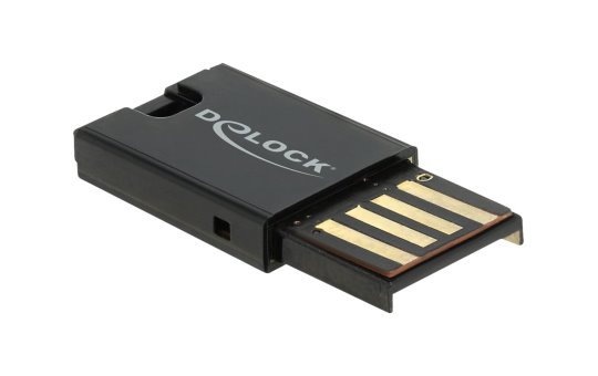 Delock 91603 - MicroSD (TransFlash) - MicroSDHC - MicroSDXC - Black - 480 Mbit/s - USB 2.0 - 13 mm - 28 mm 