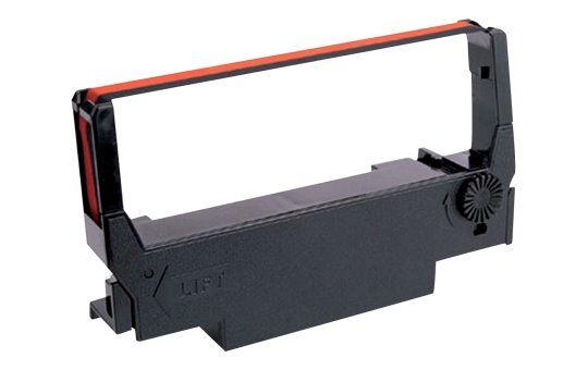 Epson ERC38BR Ribbon Cartridge for TM-300/U300/U210D/U220/U230 - black/red - - TM-300A - TM-300B - TM-300C - TM-300D - TM-U210A - TM-U210B - TM-U210D - Black - Red - Black - China - Epson - 50 g 