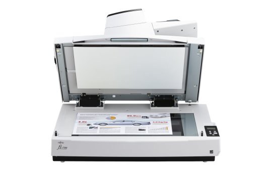 Fujitsu fi-7700S - Dokumentenscanner - Dual CCD - ARCH B - 600 dpi x 600 dpi - bis zu 75 Seiten/Min. (einfarbig) 