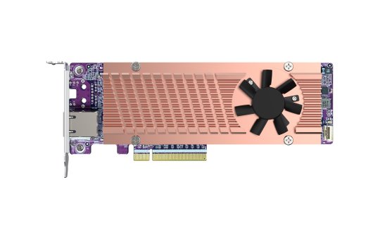 QNAP Card QM2 - M.2 - PCIe - RJ-45 - Low-profile - PCIe 4.0 - RJ-45 - NAS / Storage server 