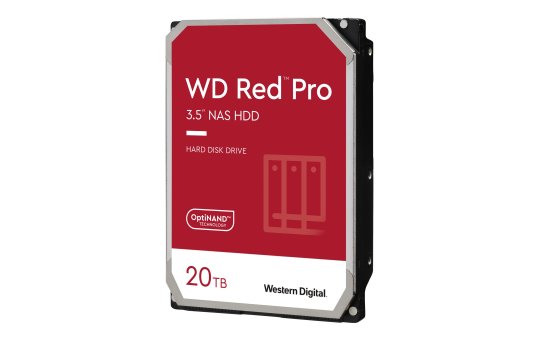 WD Red Pro WD201KFGX - Festplatte - 20 TB - intern - 3.5" (8.9 cm) 