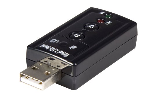 StarTech.com USB Audio Adapter 7.1 - USB auf Soundkarte Virtual 3D Soundeffekt 7.1 - Soundcard mit USB (Stecker) 