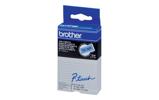 Brother Labelling Tape 12mm - Black on blue - TC - Black - Brother - P-touch PT2000 - PT3000 - PT500 - PT5000 - PT8E - 1.2 cm 