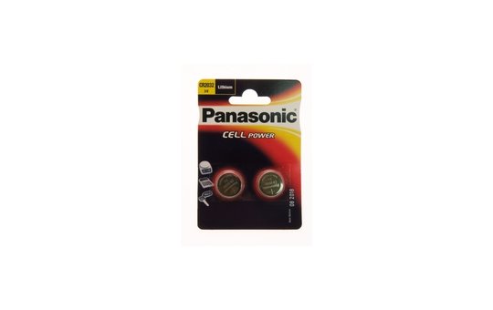 Panasonic CR2032 - Single-use battery - Lithium - 3 V - 220 mAh - Stainless steel - 2.9 g 