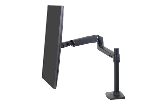 Ergotron Befestigungskit (Gelenkarm, hohe Säule, 2-teilige Tischklemme) - für Monitor - Aluminium - mattschwarz - Bildschirmgröße: bis zu 86,4 cm (bis zu 34 Zoll) 