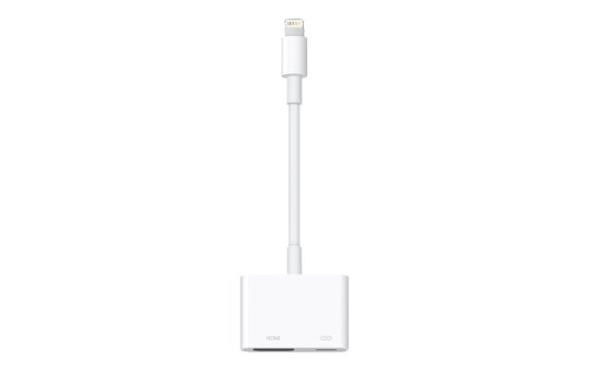Apple Lightning Digital AV Adapter - Lightning-Kabel - Lightning männlich zu HDMI, Lightning weiblich - für iPad/iPhone/iPod (Lightning) 