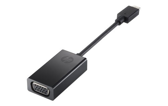HP  Externer Videoadapter - USB-C - D-Sub - Schwarz 