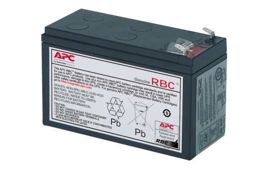 APC Replacement Battery Cartridge #17 - Sealed Lead Acid (VRLA) - 1 pc(s) - Black - 108 VAh - 5 year(s) - REACH 