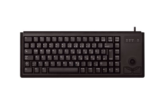 Cherry Slim Line Compact-Keyboard G84-4400 - Keyboard - 84 keys QWERTZ - Black 