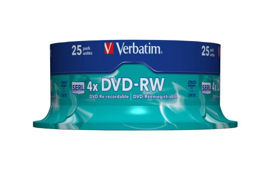 Verbatim DVD-RW Matt Silver - DVD-RW - spindle - 25 pc(s) - 4.7 GB 