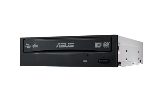 ASUS DRW-24D5MT - Black - Vertical/Horizontal - Desktop - DVD Super Multi DL - Serial ATA - CD - CD-R - CD-ROM - CD-RW - DVD - DVD+R - DVD+R DL - DVD+RW - DVD+RW DL - DVD-R - DVD-R DL - DVD-ROM - DVD-RW 