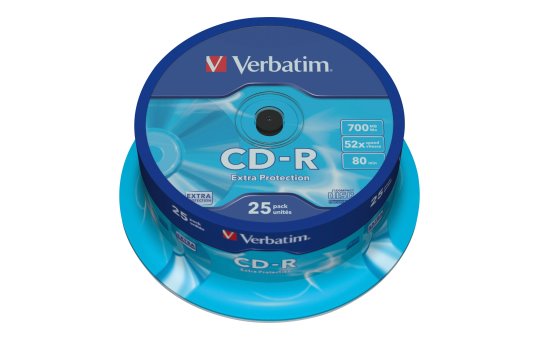 Verbatim DataLife CD-R Extra Protection - CD-R 52x - 0.7 GB 80min - Spindle 
