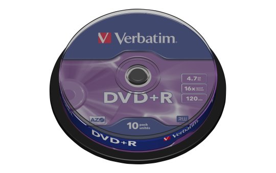 Verbatim DataLife DataLifePlus - DVD+R 16x - 4.7 GB 120min - Spindle 