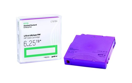 HP Enterprise C7976AN - LTO - 6250 GB - 30 year(s) - Purple - 400 MB/s - 10 - 45 °C 